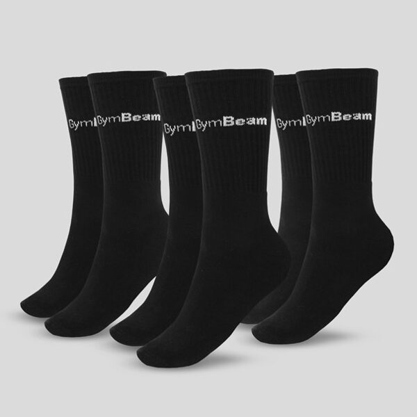 3/4 Sock 3Pack Black zokni