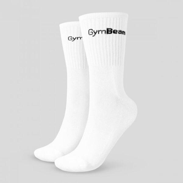 ¾ Socks 3Pack White 3 pár sportzokni